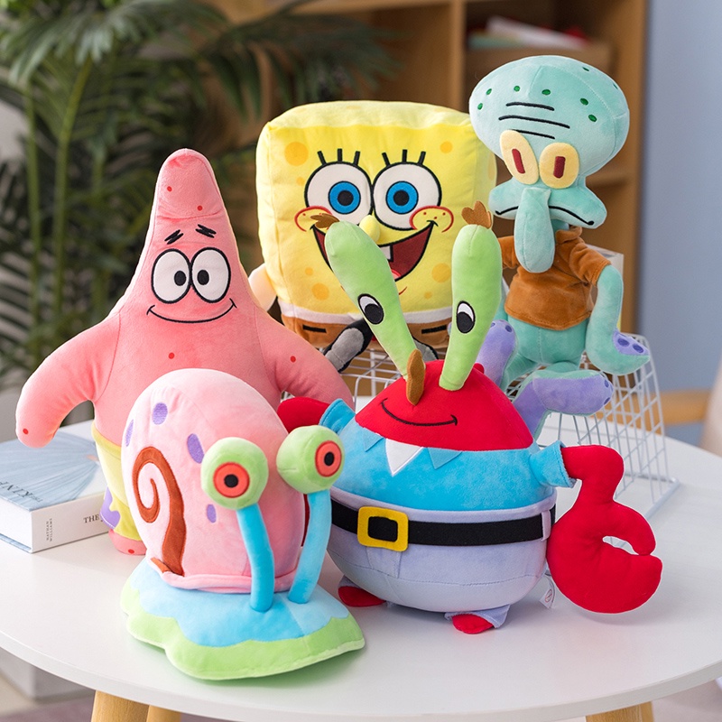 HYC Humey Búp Bê Nhồi Bông Hình Nhân Vật Hoạt Hình SpongeBob Cho Bé