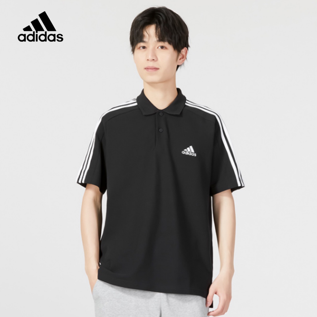 Áo polo Thể Thao Ngắn Tay Ba Sọc Thời Trang Nam Adidas IC9310 IC9312