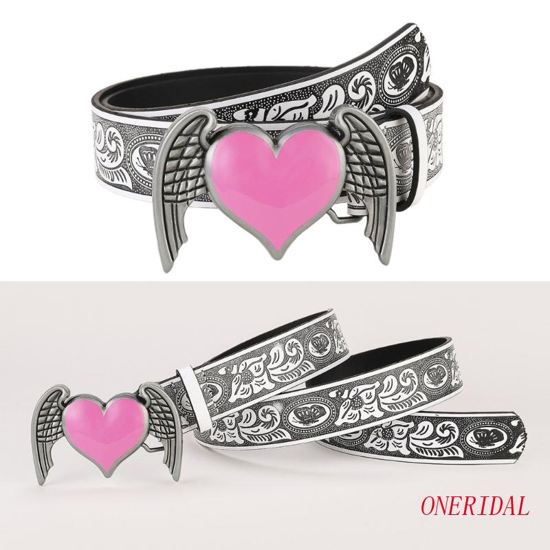 Thắt Lưng Khóa Trái Tim Xinh Xắn Dễ Phối Đồ Dành Cho Nữ