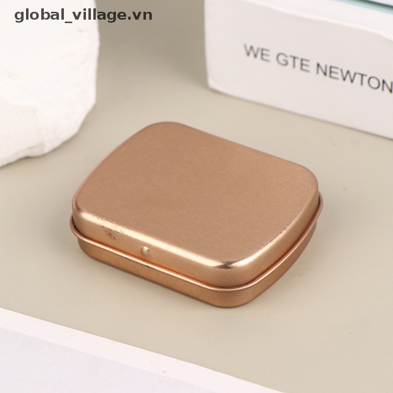 Hộp Thiếc Rỗng Cỡ Nhỏ Có Nắp Kim Loại Dùng Đựng Giày Trượt Patin