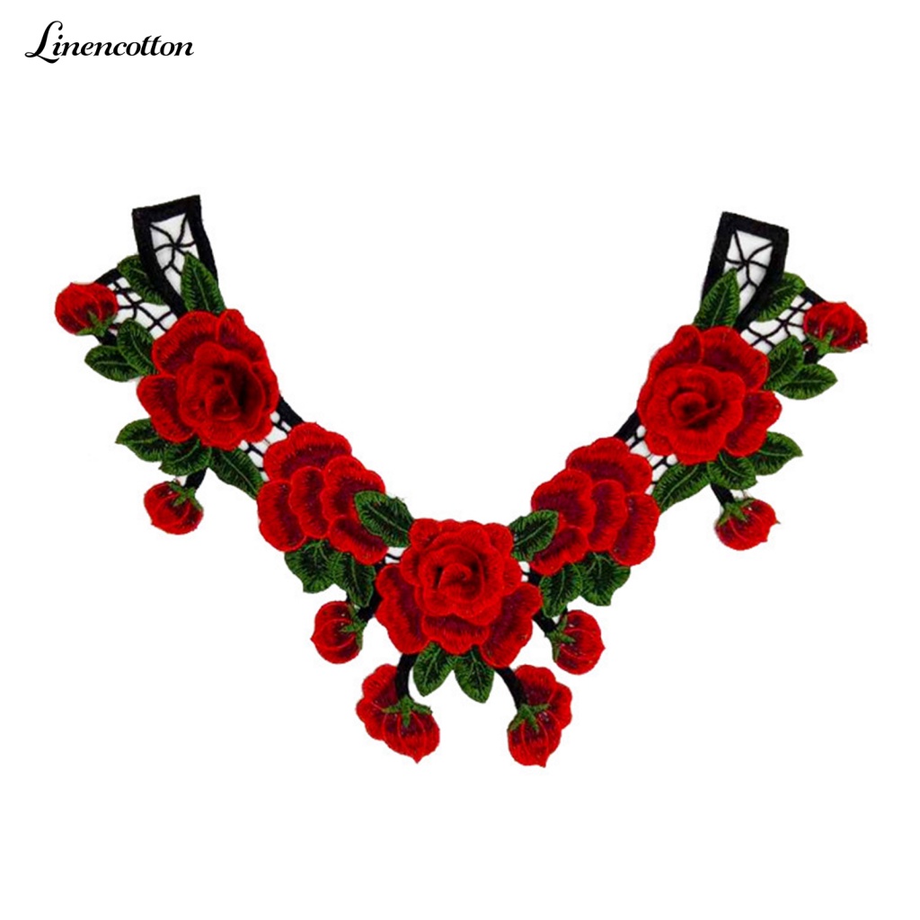 Miếng Vải Cotton Lanh Phối Ren Họa Tiết Hoa Tinh Tế Dùng May Vá Quần Áo Thủ Công