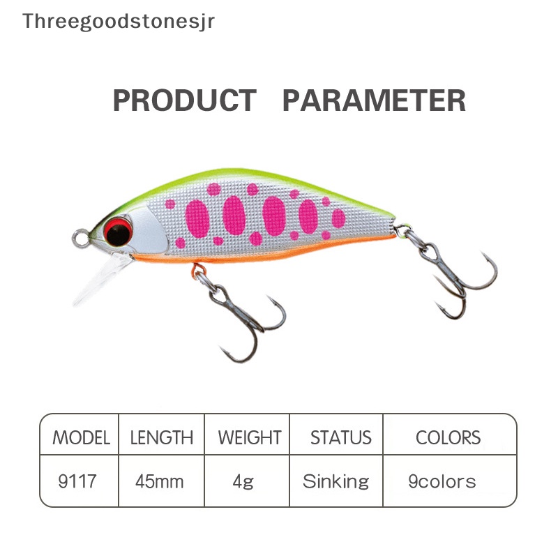 Mồi Câu Cá Cứng Chất Lượng Cao 45mm 4g JR