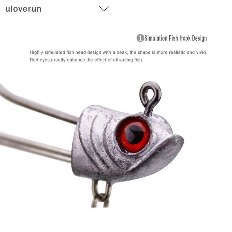 Uloverun 1 Lưỡi Câu Cá 7g10g17g Chất Lượng Cao Tiện Dụng