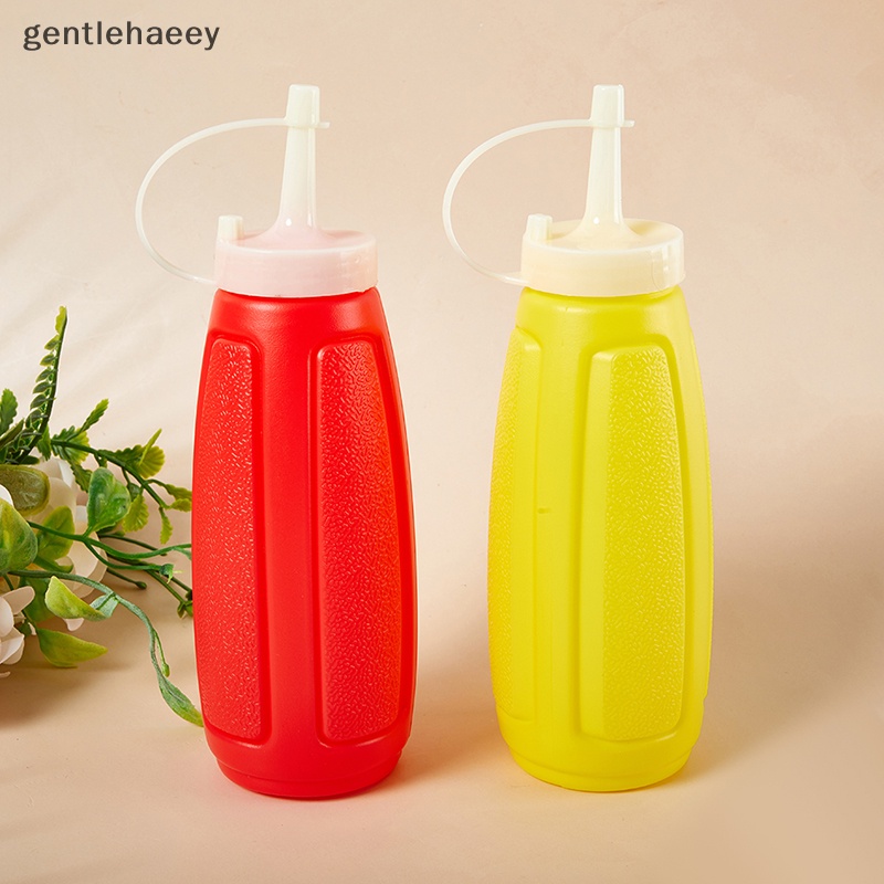 Set 2 Chai Nhựa Đựng Gia Vị Dạng Bóp Có Nắp Thể Tích 150 / 300Ml