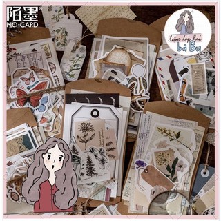 [SET VINTAGE] Bộ sưu tập những set 30/60 pcs stickers vintage mix&match