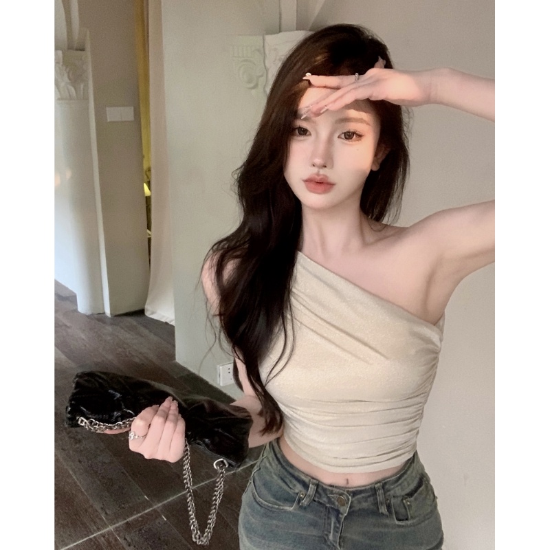 Áo Nữ Không Tay Một Dây Hở Vai Thời Trang Quyến Rũ