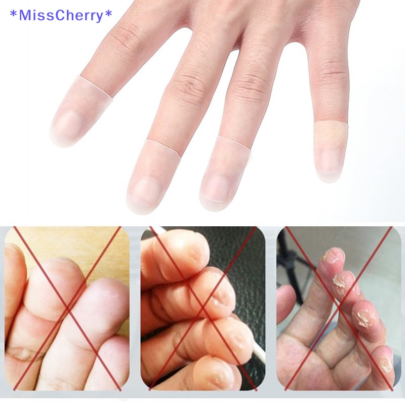 Bộ 4 Miếng Bọc Ngón Tay Bằng Silicon Bảo Vệ Cho Đàn Guitar Mới