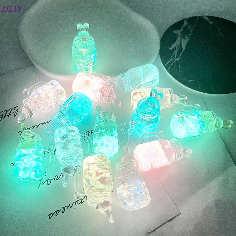 Đồ trang trí Thỏ Phát Sáng Bằng Nhựa Resin Trang Trí DIY Mới