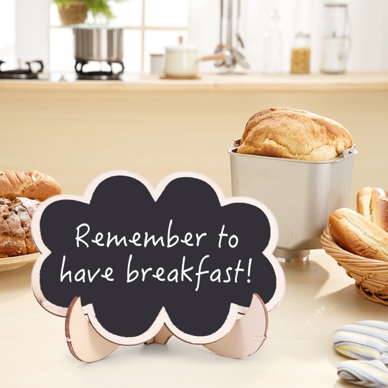 Bảng Đen Viết Phấn Mini Có Thể Xóa Được Kèm Giá Đỡ Trưng Bày Trang Trí Bàn Tiệc