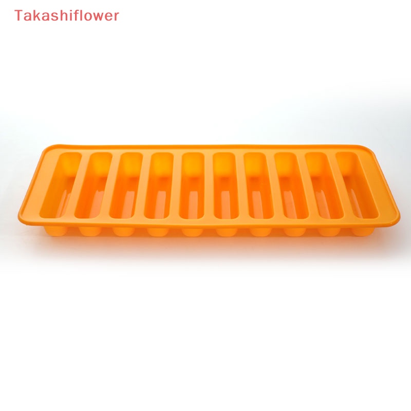 Khuôn Silicone Làm Đá Viên 10 Ô Hình Dải Dài Tiện Dụng