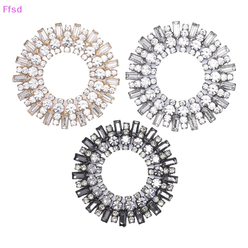 1 Huy Hiệu Cài Áo Hình Giày Cao Gót Đính Đá Pha Lê Lấp Lánh