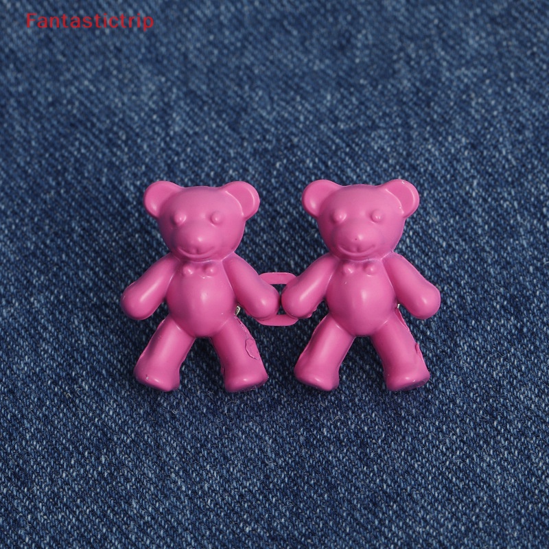 1 Cặp Khóa Thắt Lưng Quần Jean Không Cần Đóng Đinh Tháo Rời Được Fantastictrip [Fantastictrip] Mới