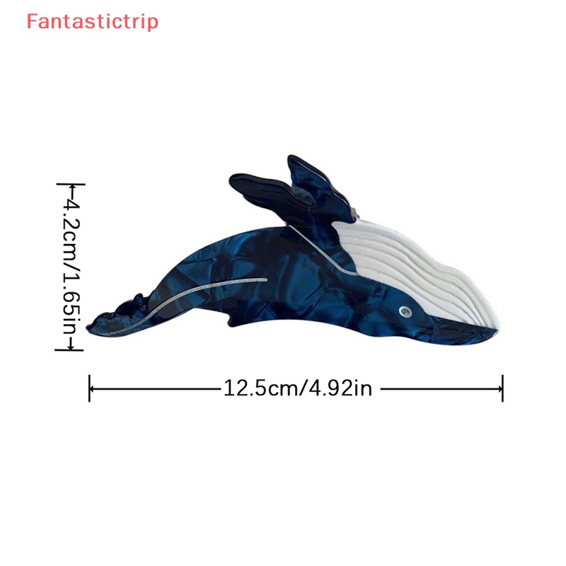 Kẹp Tóc Hình Cá Voi Xanh Thời Trang Cho Nữ