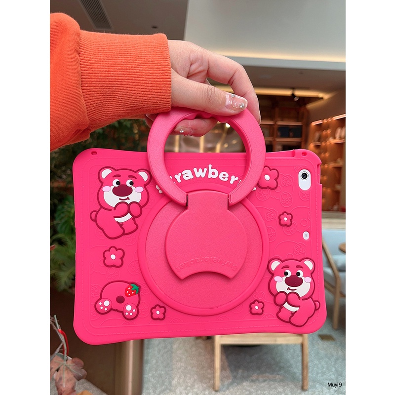 Ốp Máy Tính Bảng Silicon In Hình Dâu Tây Hoạt Hình Cho Ipad 10.2 Ipad 10Th 10.9 Mini 4 / 5 Ipad Air 4 / 5 Pro 11 Ipad 9Th Mini 2