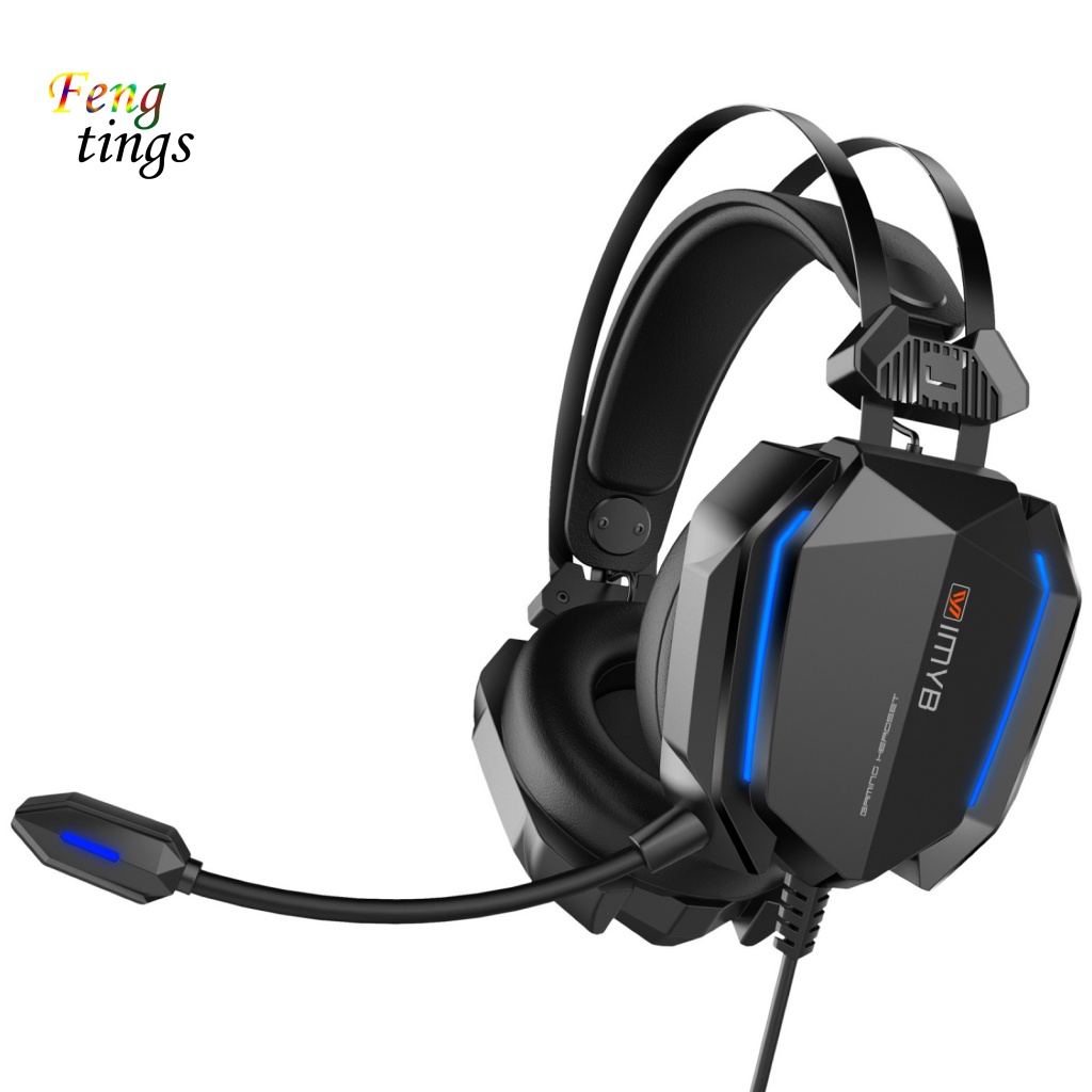 Tai Nghe Chụp Tai A32 Âm Thanh Siêu Trầm Jack 3.5mm Tích Hợp Đèn RGB Có Micro Cho Máy Tính