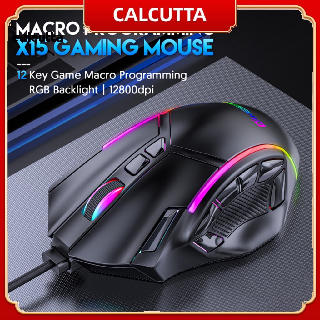 Chuột Chơi Game 12800DPI 12 Nút 13 Chế Độ Đèn RGB