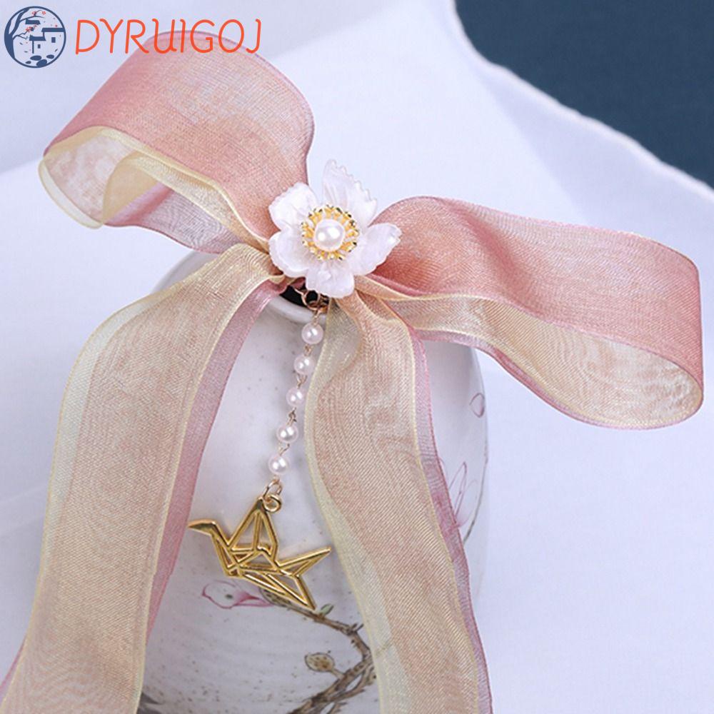 Trâm Cài Tóc Đính Nơ Tua Rua Phong Cách Trung Hoa Cổ Điển Cho Nữ