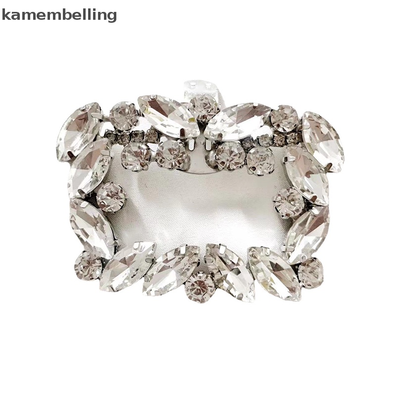 Kamembelling 1 Kẹp Giữ Giày Cao Gót Đính Đá Lấp Lánh Dành Cho Cô Dâu Trong Tiệc Cưới