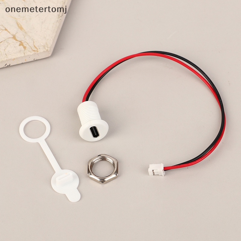 Set 1 / 5 Đầu Nối USB Loại C Chống Thấm Nước Kèm Đai Ốc TPC Sạc Nhanh