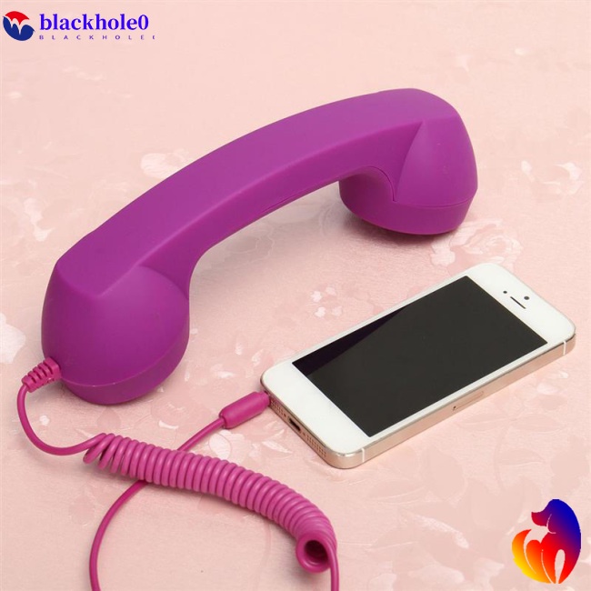 Tai Nghe Chống Bức Xạ Giắc 3.5mm Kiểu Dáng Cổ Điển Dùng Cho Điện Thoại