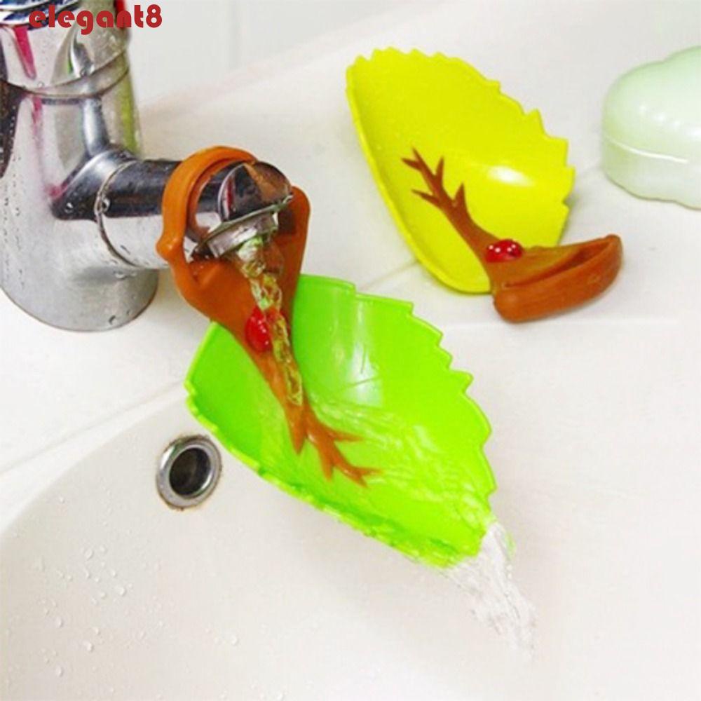 Đầu Nối Dài Vòi Nước Rửa Tay Hình Chiếc Lá Tiết Kiệm Nước Thiết Kế Tinh Tế Tiện Dụng Cho Bé