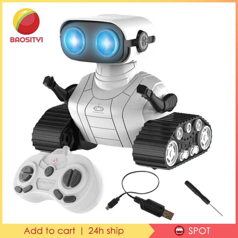 Rô Bốt Đồ Chơi Điều Khiển Từ Xa Baosity1 Có Đèn LED Cho Trẻ Em