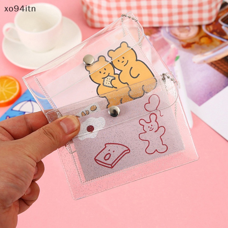 1 Ví Đựng Thẻ / Tiền Xu Bằng PVC Trong Suốt