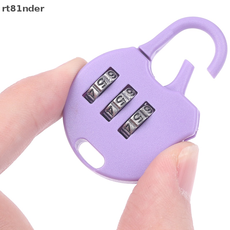 Rt Ổ Khóa Mật Khẩu Mini Nhiều Màu Sắc Tiện Dụng Cho Học Sinh