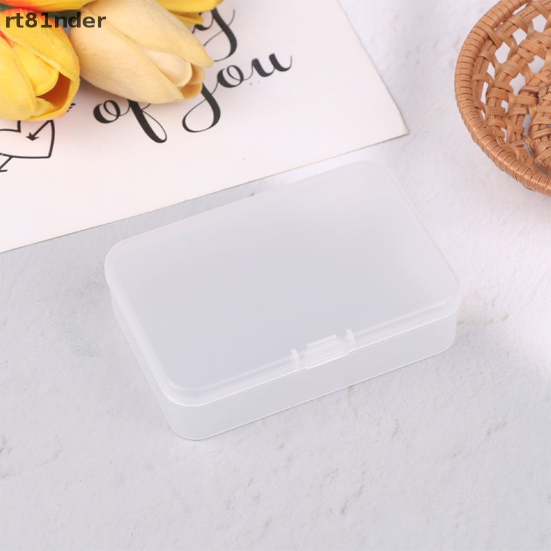 Rt Hộp Nhựa Mini Đựng Đồ Trang Điểm / Móng Tay Giả Tiện Dụng