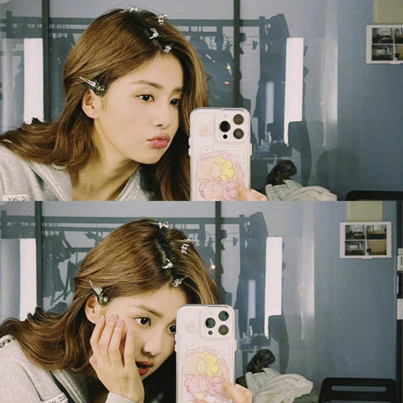 Kẹp Tóc Màu Bạc Thời Trang Hàn Quốc Dành Cho Nữ