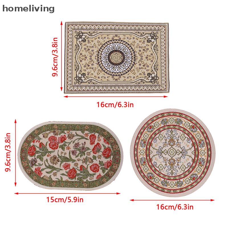 1 Tấm Thảm Trải Sàn 1: 12 Dùng Để Trang Trí Nhà Búp Bê