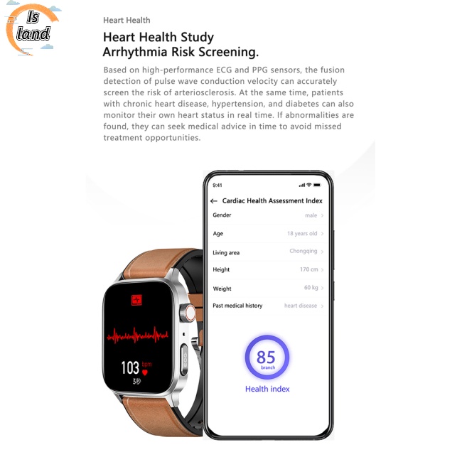 Bộ Đồng Hồ Thông Minh Gt22 Màn Hình Cảm Ứng Hd Bluetooth Ecg + ppg Chống Nước Chuyên Dụng