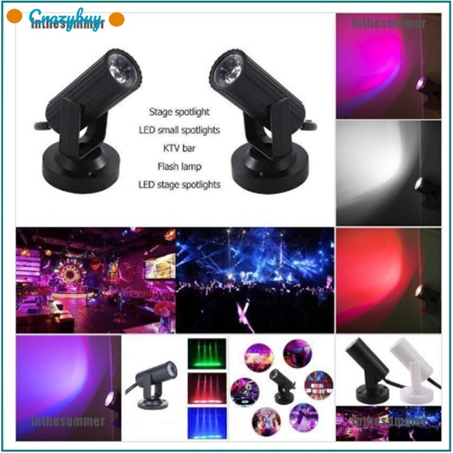 Cr Đèn Led Sân Khấu Rgbw 1w Xoay 360 Độ Mềm Mại Ổn Định Tiện Dụng Cho Quán Bar Disco