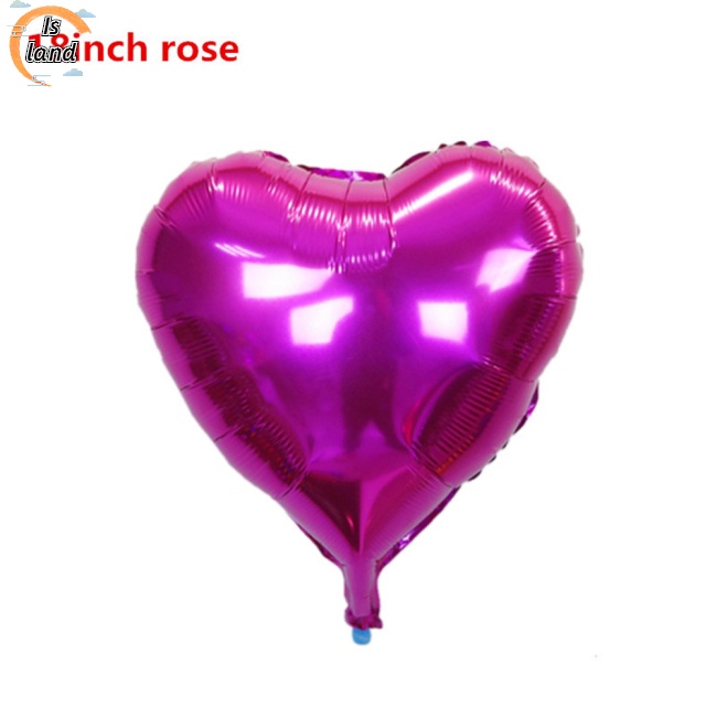 Bong Bóng Màng Nhôm Hình Trái Tim 18 inch Dùng Trang Trí Tiệc Cưới / Sinh Nhật