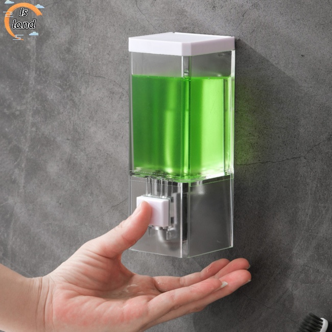 Bình Đựng Xà Phòng Rửa Tay 250ml Gắn Tường Trong Suốt Tiện Dụng