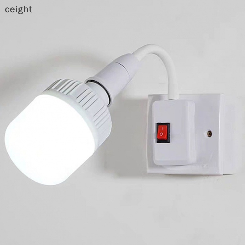 Chuôi Đèn E27 Gắn Tường Linh Hoạt Tiện Dụng