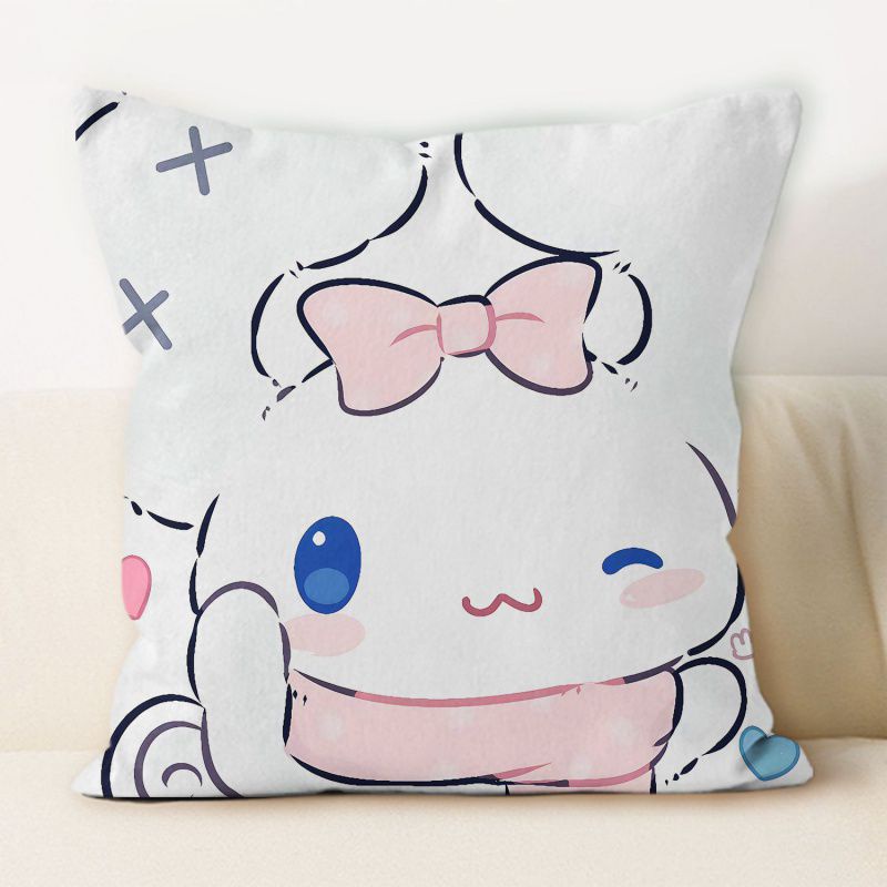Gối Đệm Sofa Dày Dặn Chống Trượt Họa Tiết Hoạt Hình Sanrio Kuromi mymelody Cinnamon Purin Cá Tính