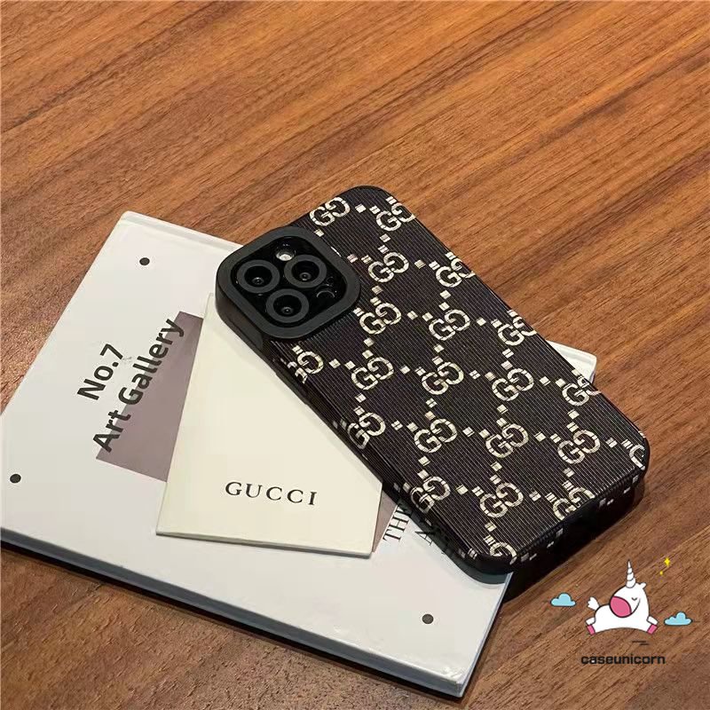 Ốp Điện Thoại Silicon Phối Da Mềm Chống Sốc Cho iPhone 11 12 13 14 Pro MAX 7 8 Plus XR X XS MAX 7Plus 8Plus