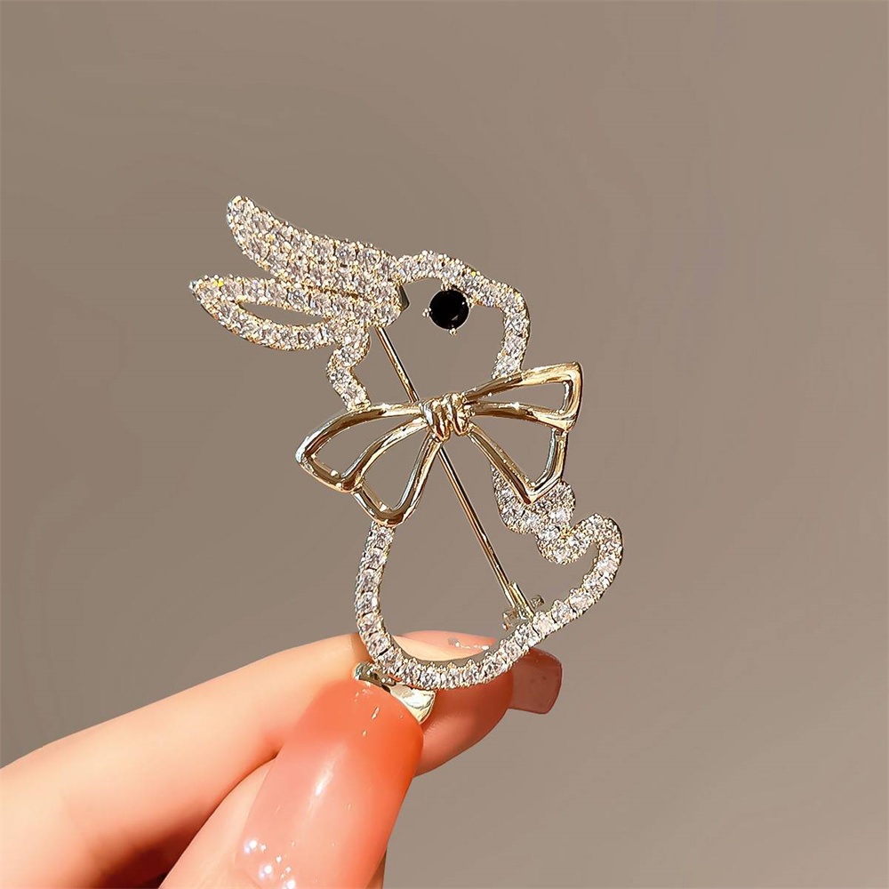 Ghim Cài Áo Hình Chú Ong Đính Đá Pha Lê Thời Trang Cho Nam Nữ