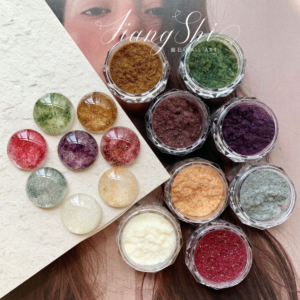 Set 8 Màu Nhũ Mix Lông