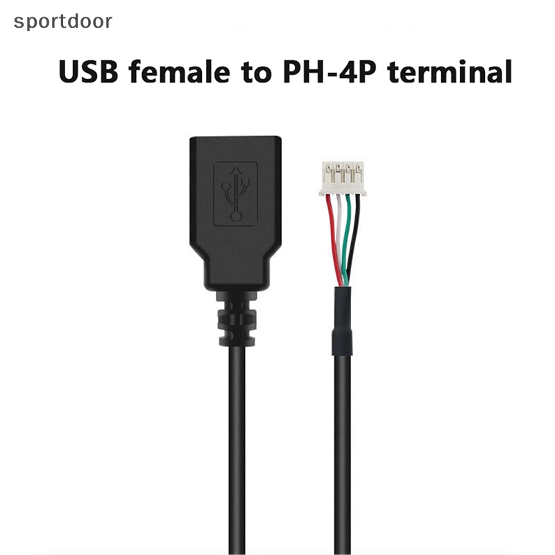 1 Cáp Chuyển Đổi USB Sang 4P 4P Female Sang USB 2.0 Female / Male Tiện Dụng