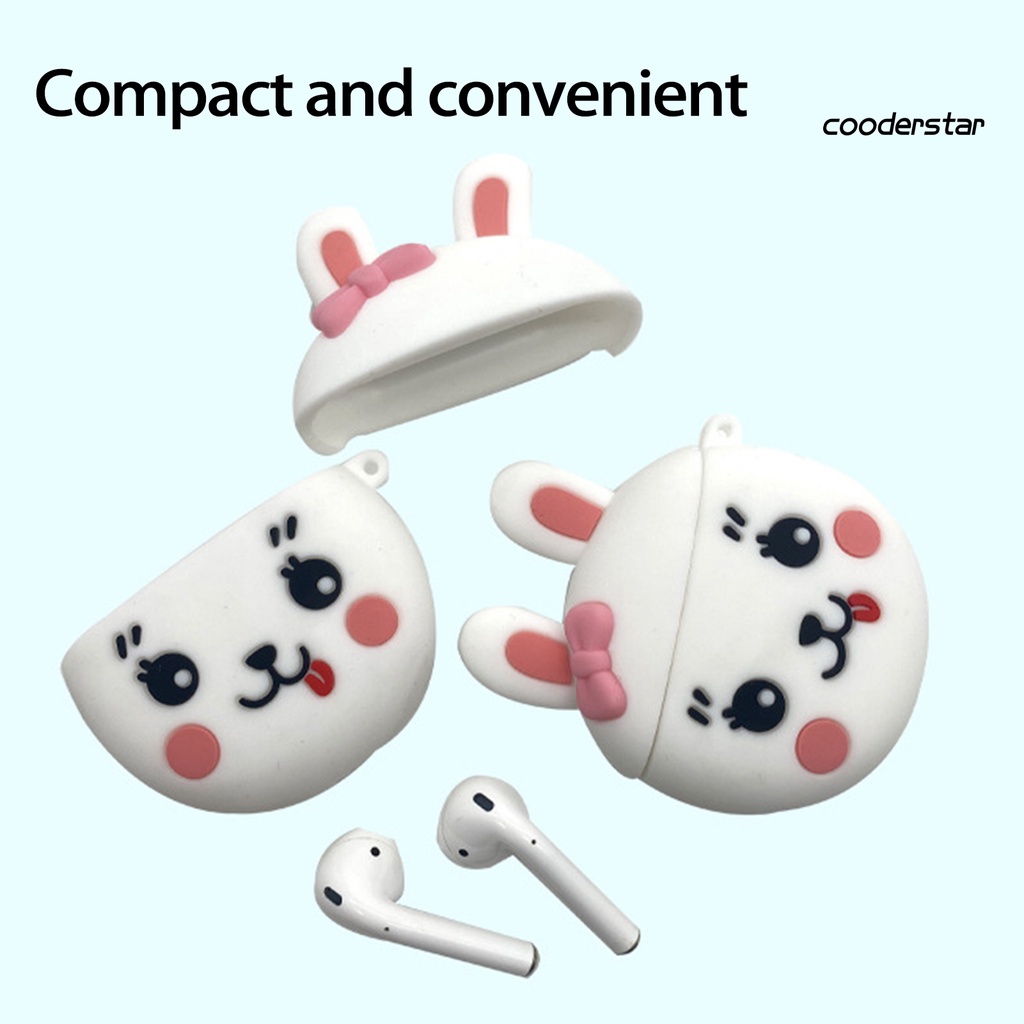 Vỏ Bảo Vệ Hộp Sạc Tai Nghe AirPods Pro Bằng Silicon Chống Mòn Hình Thỏ 2023