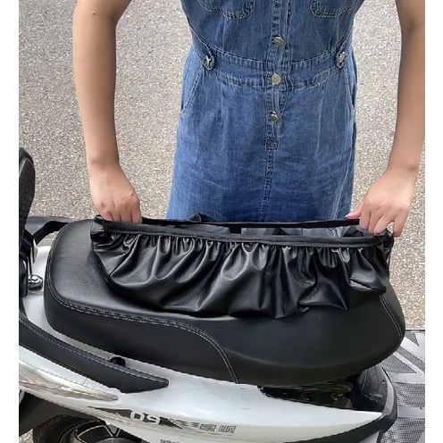 Vỏ Bọc Yên Xe Máy Bằng Da PU Phủ Lông Chống Nước Chống Bụi