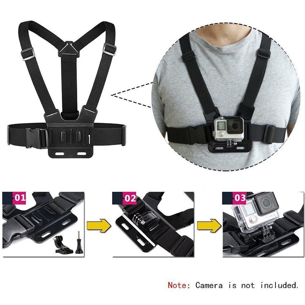 Adjustable Chest Body Strap Mount Harness Belt For Gopro Hero 2/3/3+/4/5/6 [Q/1]