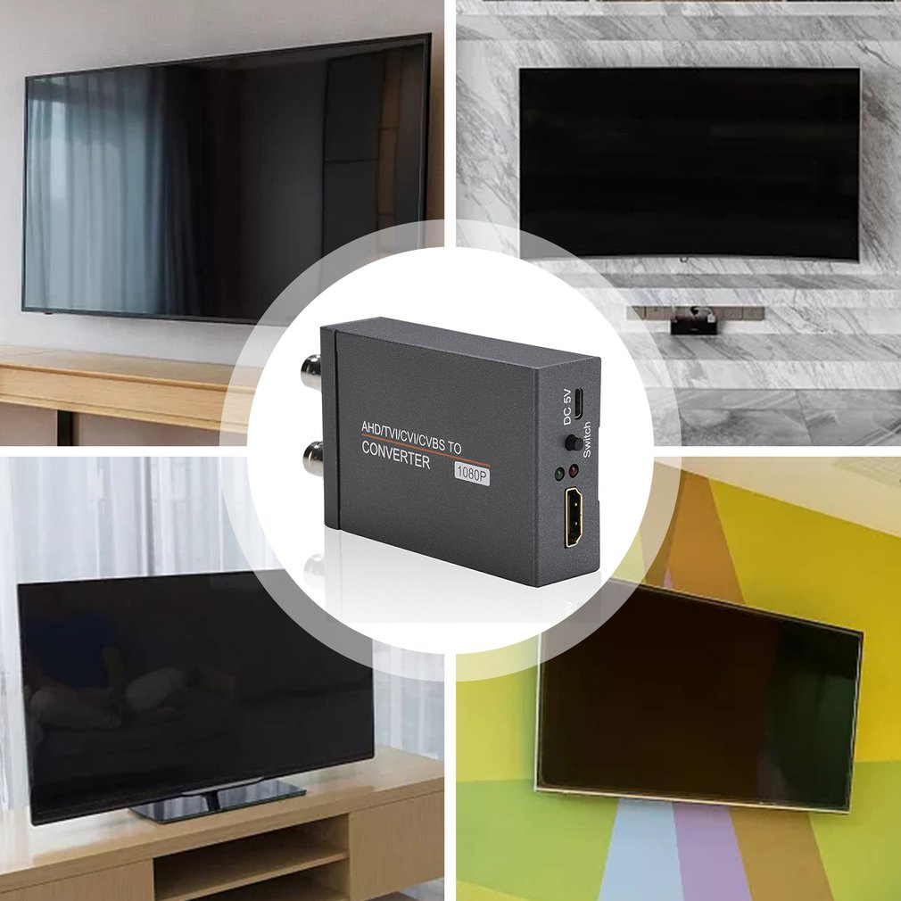 Nk-T8 Ahd/Tvi/Cvi/Cvbs To Hdmi-Compatible Converter Adapter Full Hd 4K Video For Converting Belt Ring [Q/1]