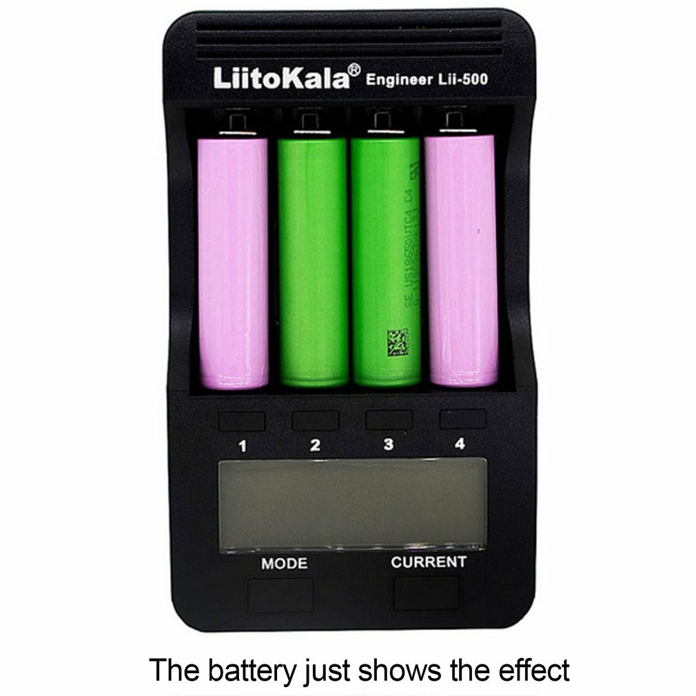 Lithium Battery Charger Lii-500 18650/26650 Charging Adapter Lcd Display Digital Chargers Batteries Charge Device With Screen [Q/6]