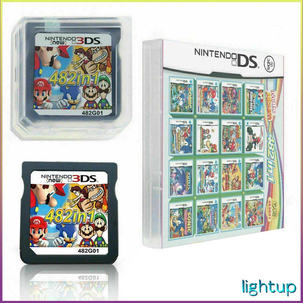 Thẻ Trò Chơi Nds 482 Trong 1 Kết Hợp 3Ds Cassette Ds Cho Nintend