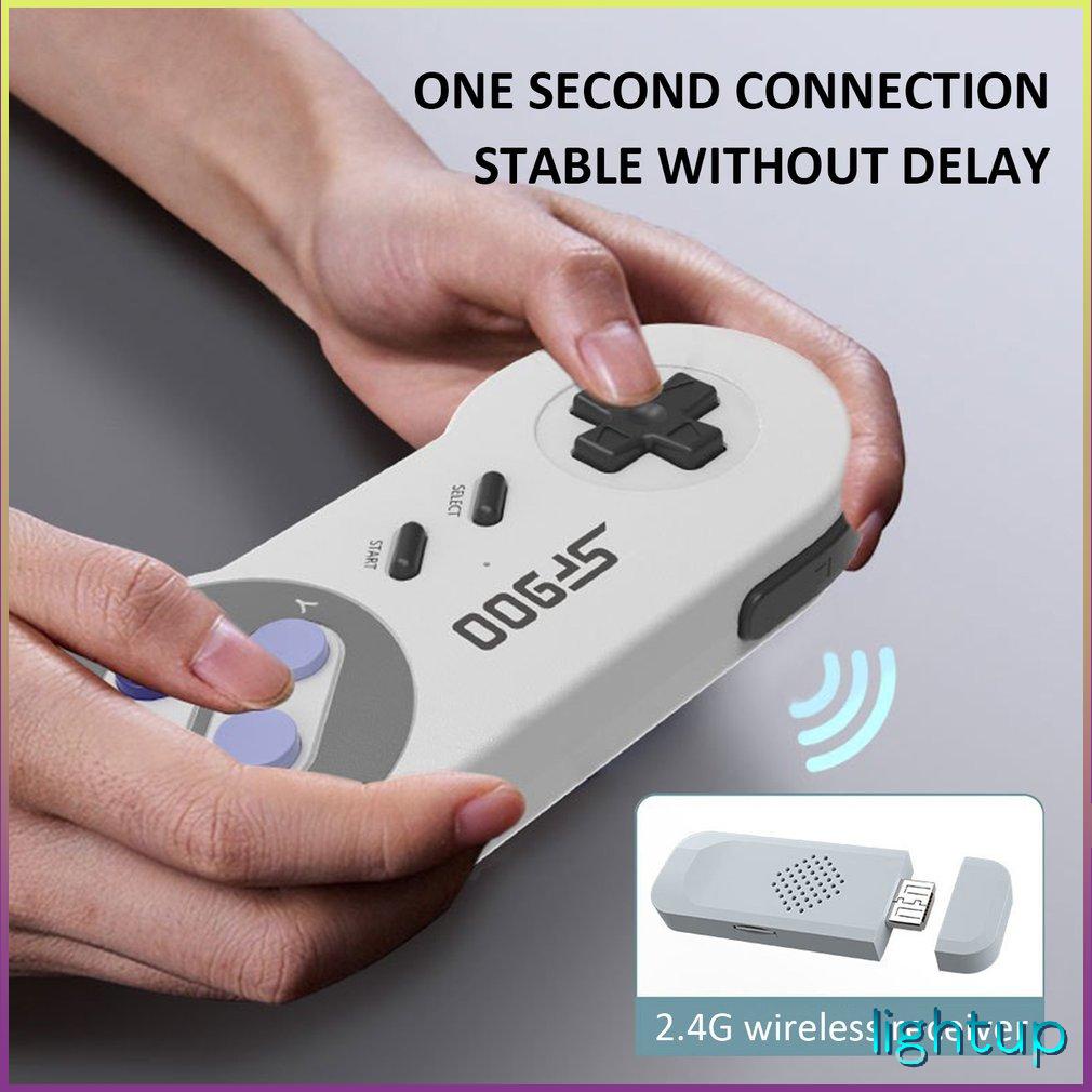 Tay Cầm Chơi Game Không Dây Vui Sáng Tạo Sf900 Tương Thích Hdmi 16-Bit 1500+ Retro Tv Stick Cho Nintendos
