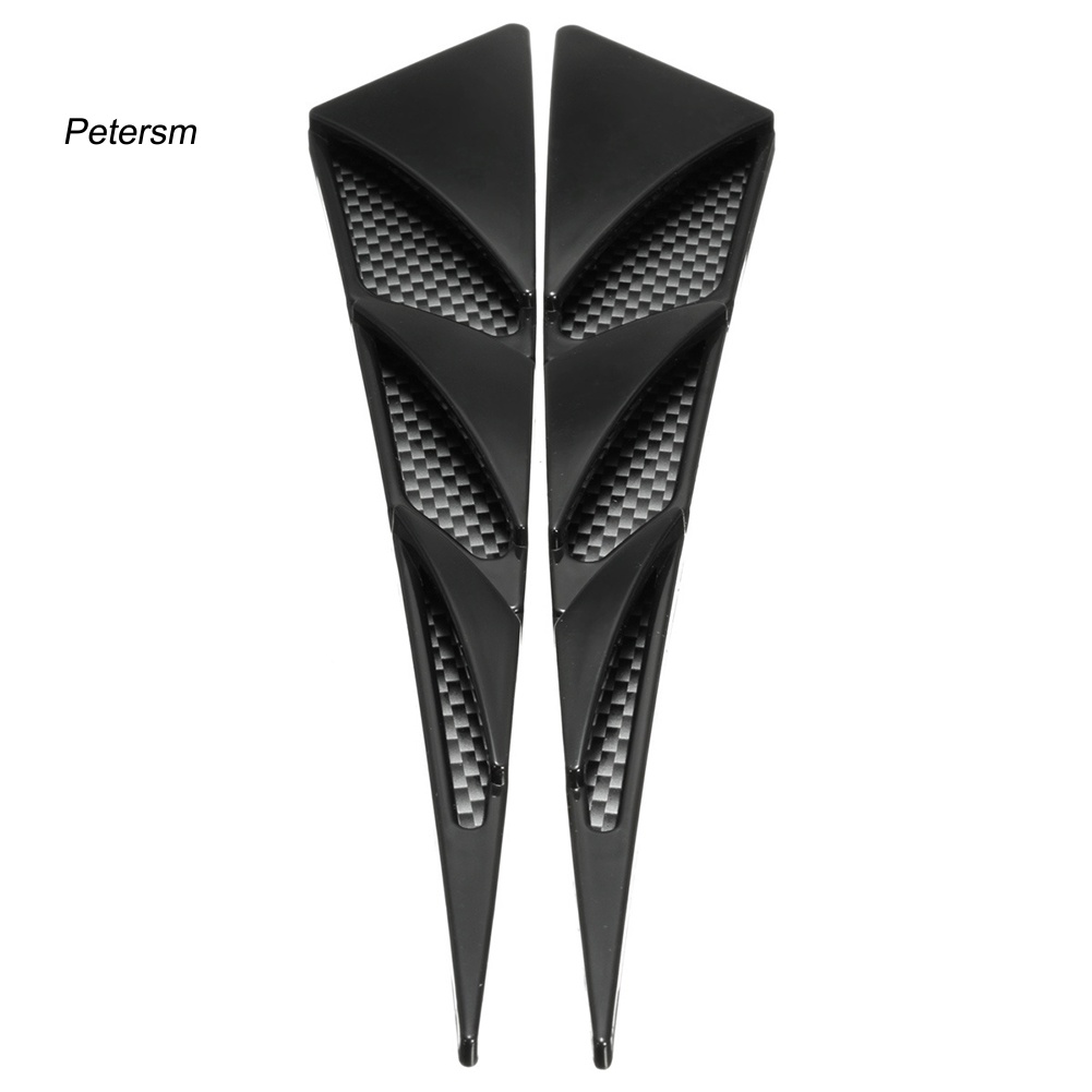 1 Cặp Miếng Dán Trang Trí Lỗ Thông Gió Xe Hơi Bằng Nhựa PP