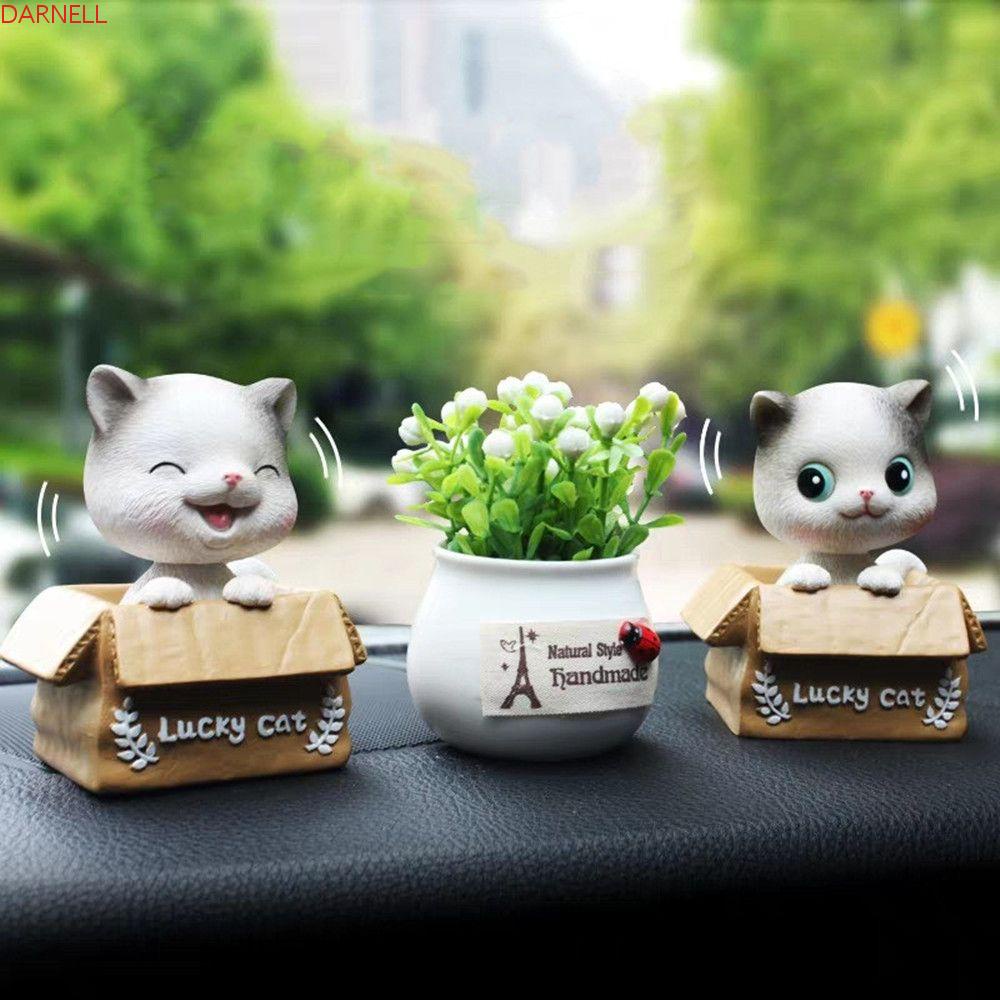 Búp Bê Hình Chú Mèo Lắc Đầu Trang Trí Nội Thất Văn Phòng / Làm Quà Tặng Cho Bé